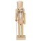 Northlight 15" Unfinished Paintable Wooden Christmas Nutcracker with Scepter